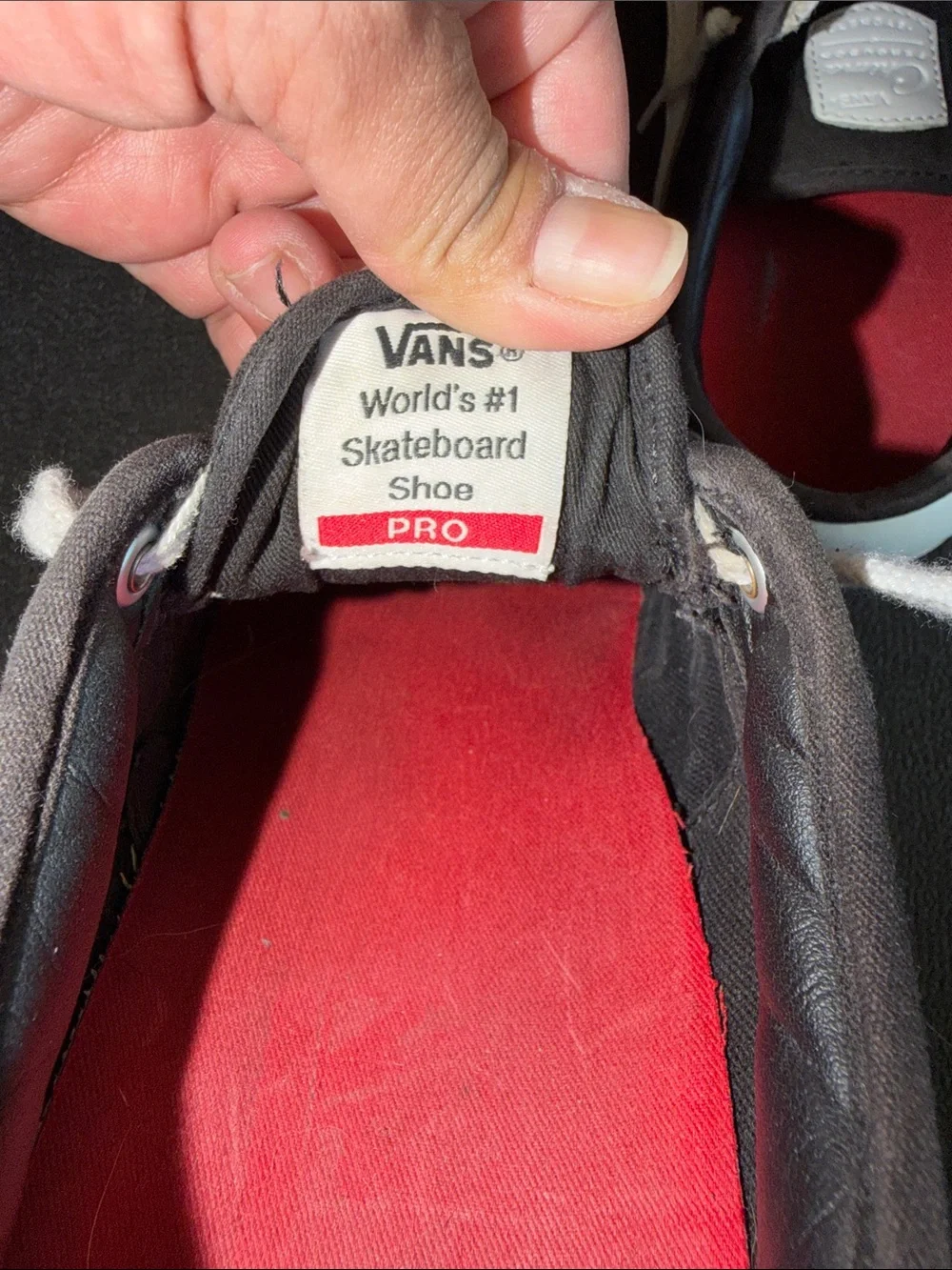 CHIMA FERGUSON-Vans- Black & White Low-Top Sneakers